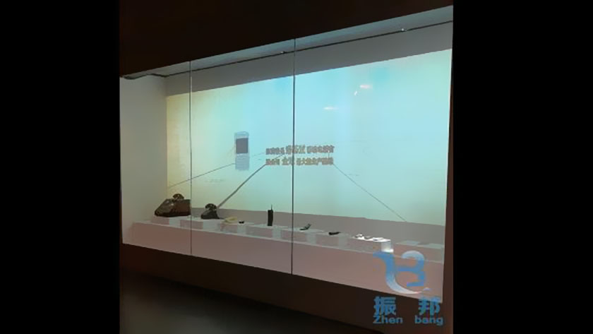 多媒體互動櫥窗展品展示效果圖